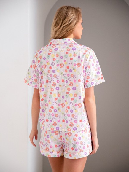 Пижама женская (Ф+Ш) Indefini 4026TBD Пижама женская (Ф+Ш) Indefini 4026TBD