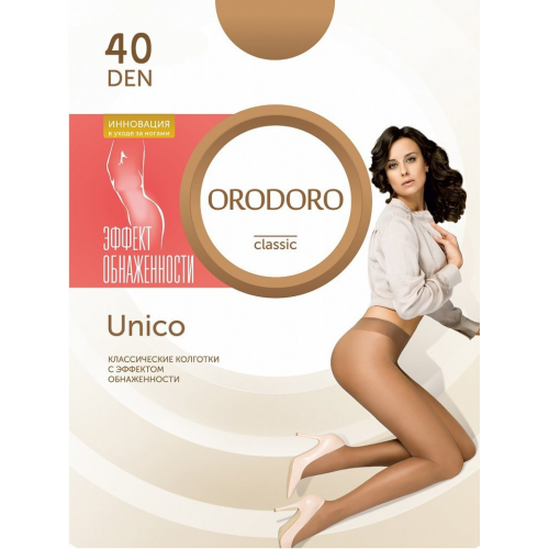 Колготки с эффектом обнаженности Orodoro Unico 40