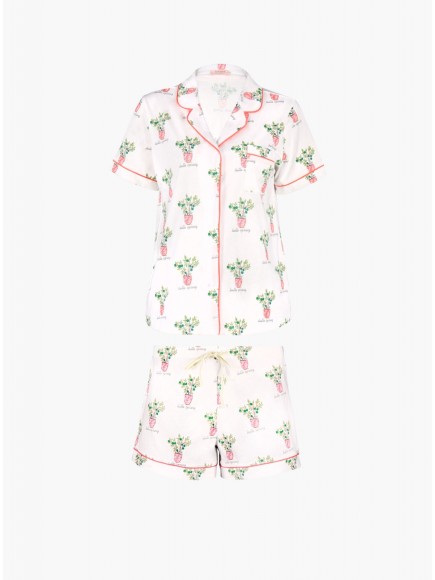 Пижама женская (Футболка+ш) Indefini 2032TBD Пижама женская (Футболка+ш) Indefini 2032TBD