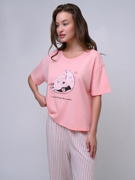 Женская пижама Indefini 4228TBC