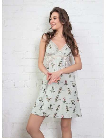 Комплект (сорочка+халат) Indefini 474000-414000-SYZ1055