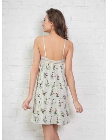 Комплект (сорочка+халат) Indefini 474000-414000-SYZ1055