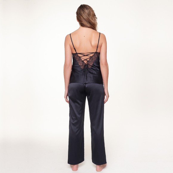 Пижама кимоно+топ+брюки LingaDore (шелк-атлас) 6815P+6815LP+6815KM Пижама кимоно+топ+брюки LingaDore (шелк-атлас) 6815P+6815LP+6815KM