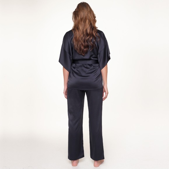 Пижама кимоно+топ+брюки LingaDore (шелк-атлас) 6815P+6815LP+6815KM Пижама кимоно+топ+брюки LingaDore (шелк-атлас) 6815P+6815LP+6815KM