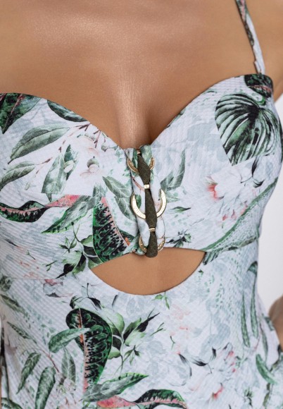 Сплошной купальник бандо на косточках MARC & ANDRÉ L2417-961-OB