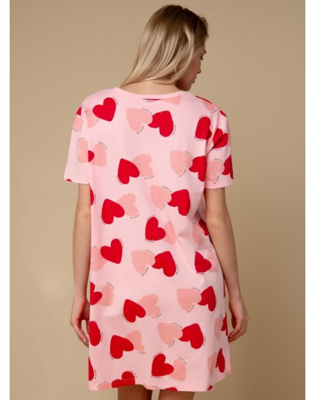 Сорочка с коротким рукавом Indefini 3284SDX