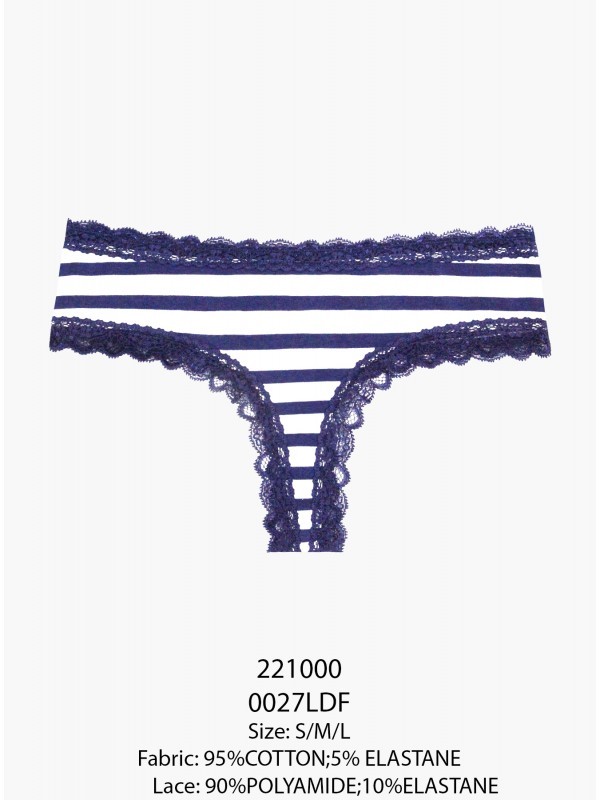 Женские трусы-стринги Indefini 221000-LDF0027