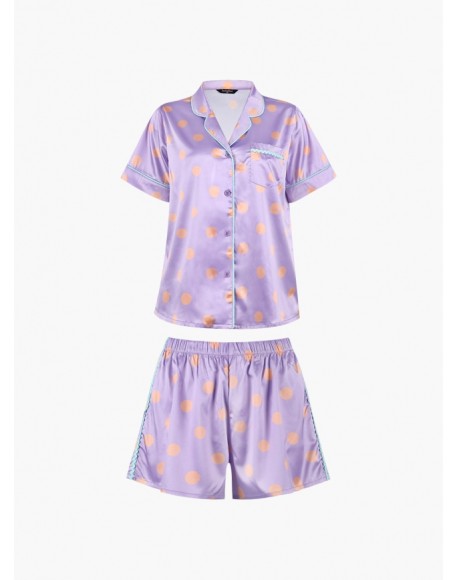 Пижама женская (Футболка + ш) Indefini TBD3150