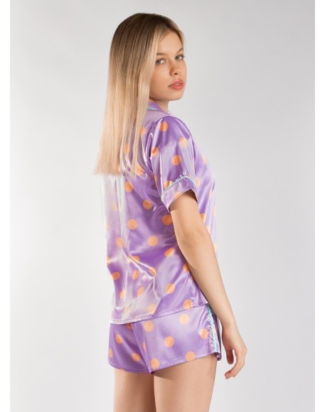 Пижама женская (Футболка + ш) Indefini TBD3150